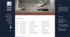 Desktop Screenshot of berlinaikido.de