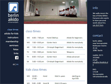 Tablet Screenshot of berlinaikido.de